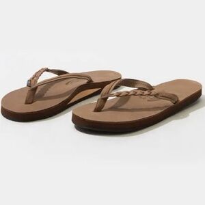 Flirty Brady Rainbow Women's Brown Braided Sandals